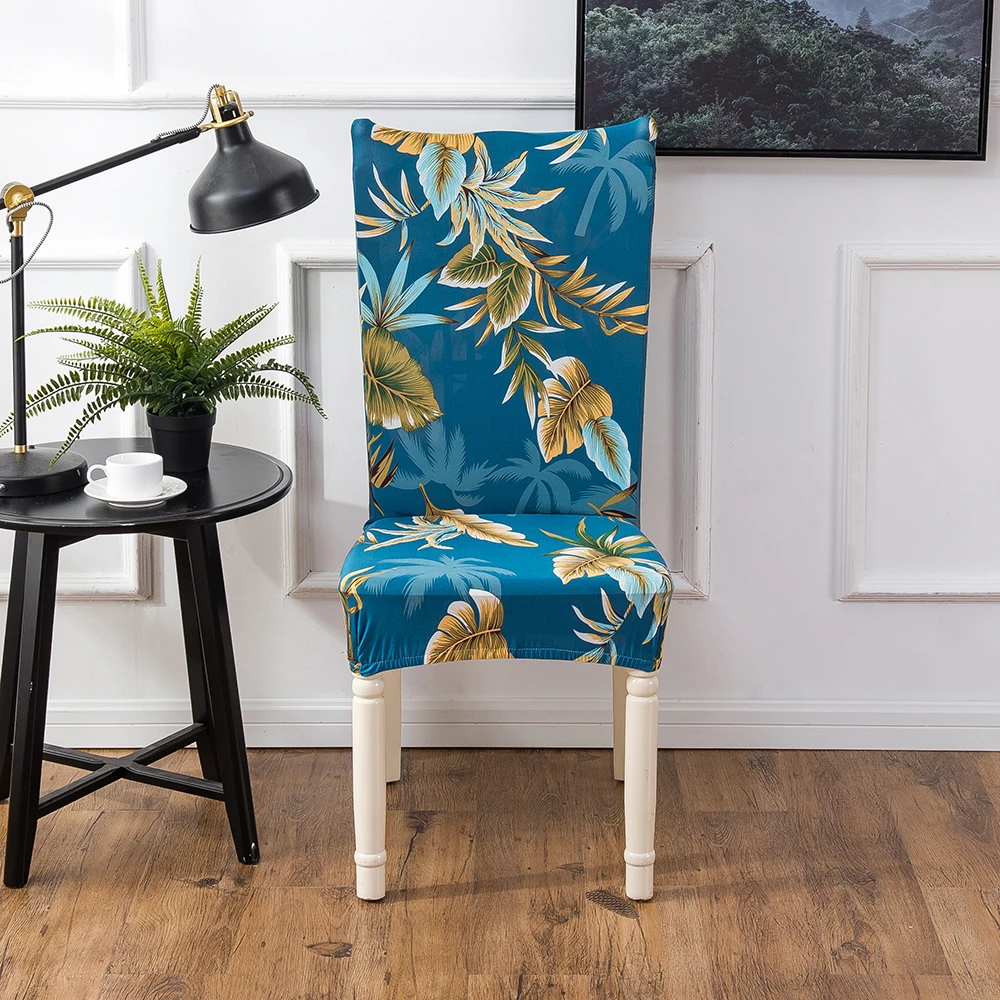 Съемный чехол для стула с цветочным принтом DIDIHOU растягивающиеся эластичные