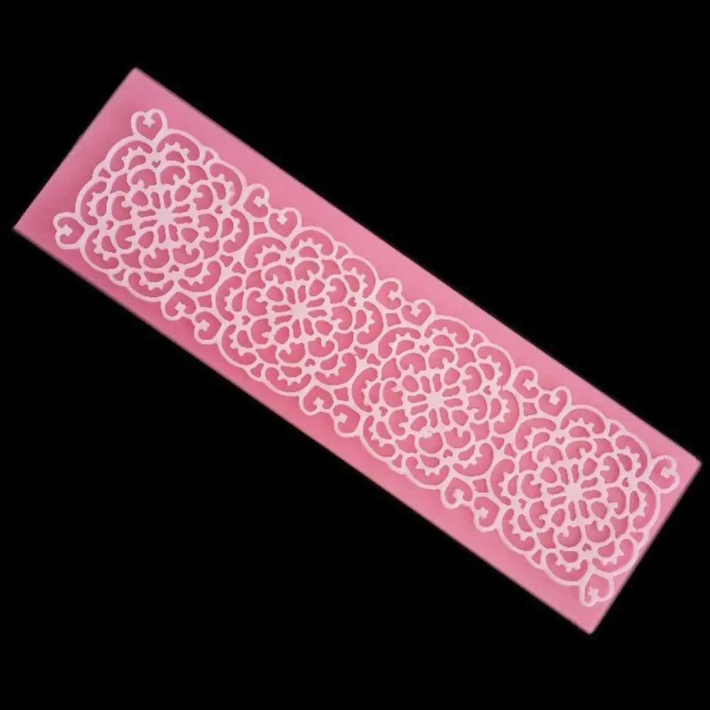 1 шт. силиконовая кружевная форма для помадки торта шоколадных и желейных конфет