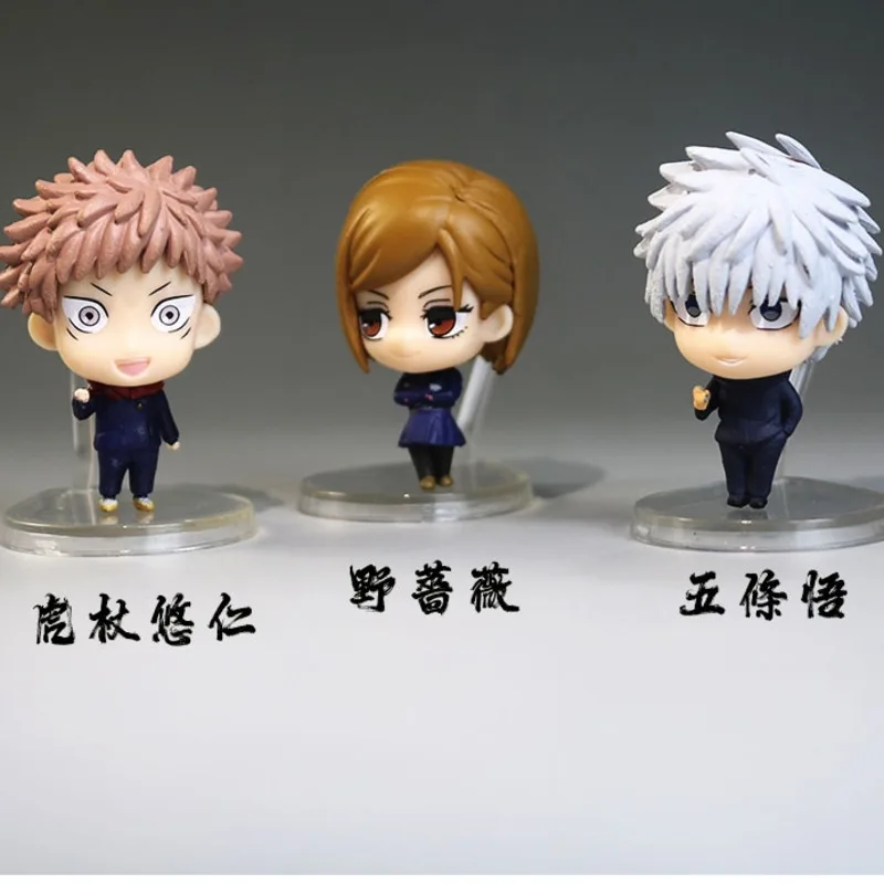 

4/5pcs Anime Jujutsu Kaisen PVC Action Figure Set Kugisaki Gojo Satoru Model Toys Collectible Model Toys Kids Gifts