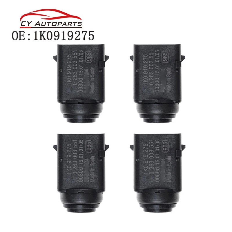 4 шт. новый высококачественный датчик парковки PDC для VW Seat Skoda Touareg 1K0919275