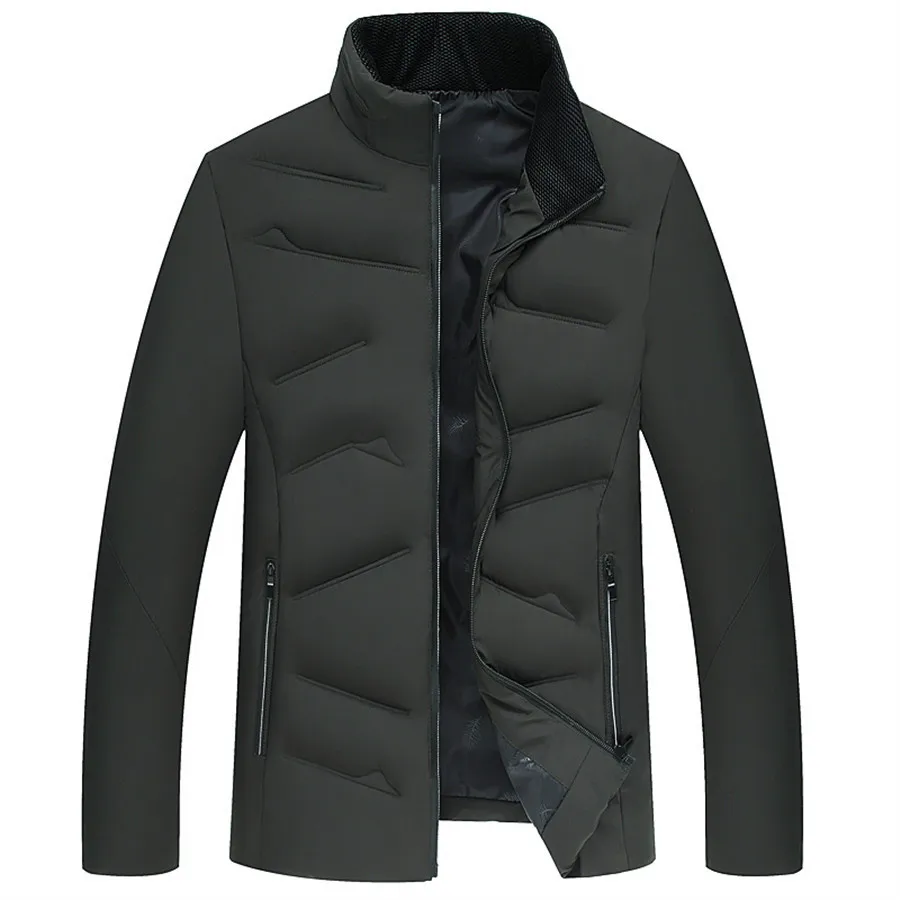 Новинка 2018 осенне зимняя мужская куртка повседневная хлопковая стеганая теплая
