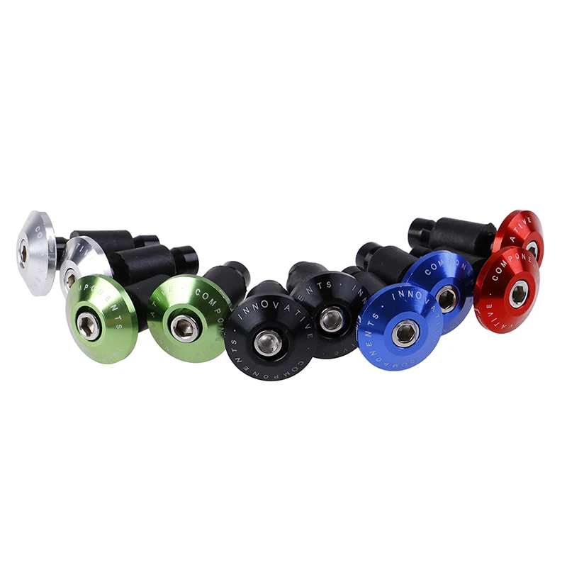

1 Pair 5Colors Motorcycle Handlebar Grip Plugs Bar End Caps 22mm 7/8 CNC Aluminum alloy Handle Grip End Stoppers