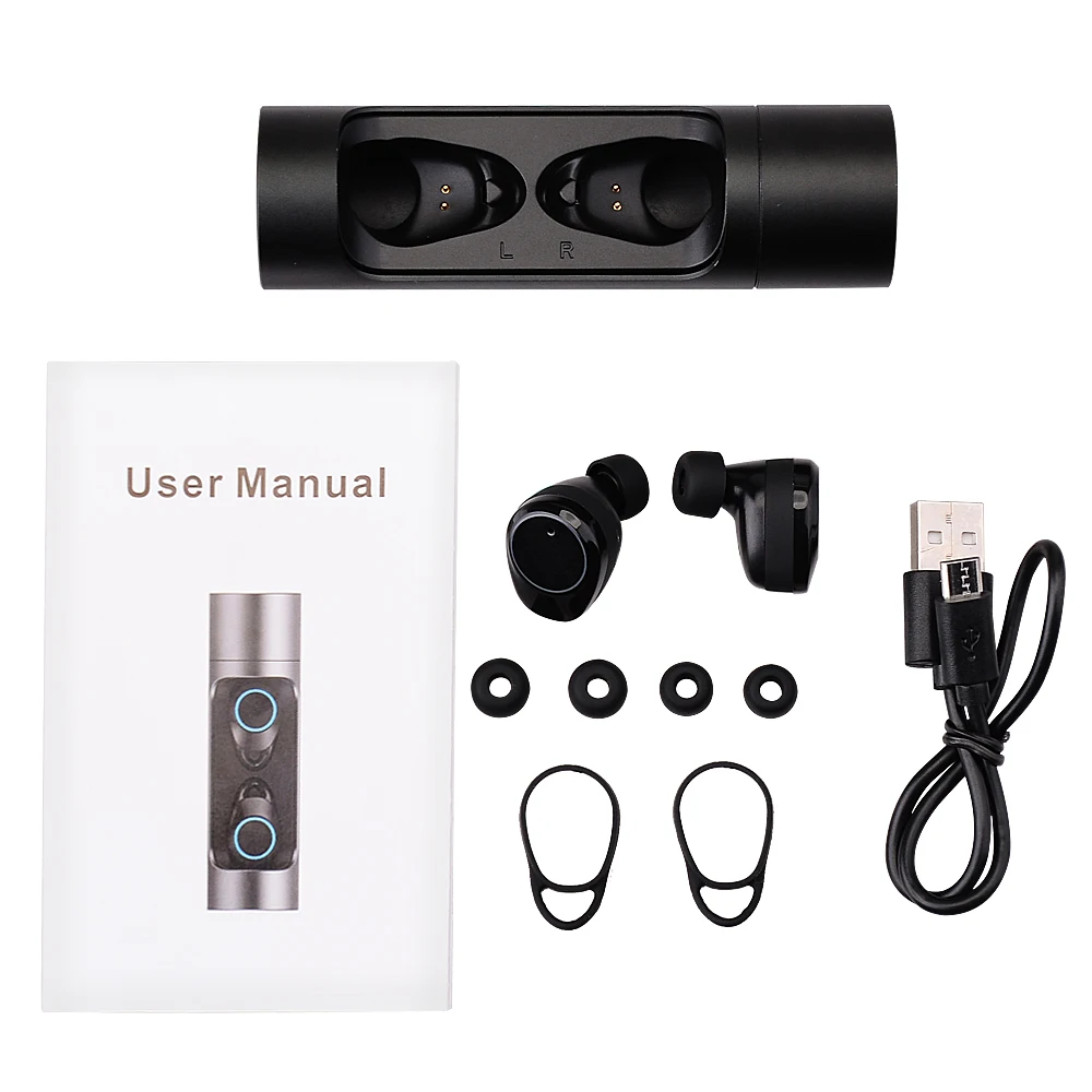 Hot TWS X8 HiFi Bass Sound Touch Control Music Mini Wireless Headset Bluetooth Earbuds IPX6 Waterproof 360 Degree Rotation Shell |
