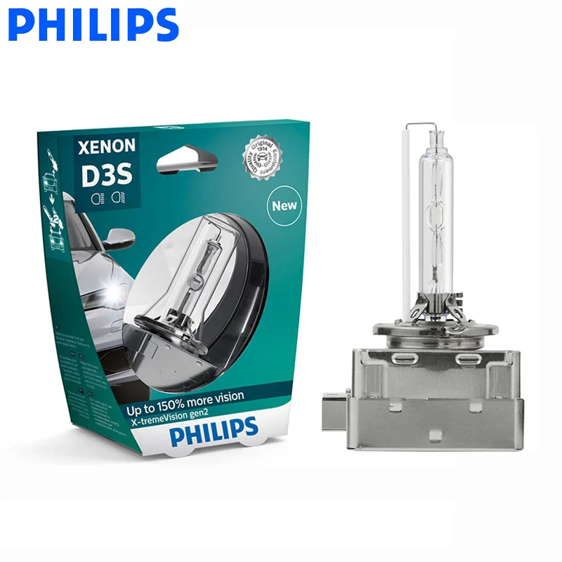 Philips D3S 35 Вт Xenon X-tremeVision gen2 автомобильный головной светильник HID 4800K белый