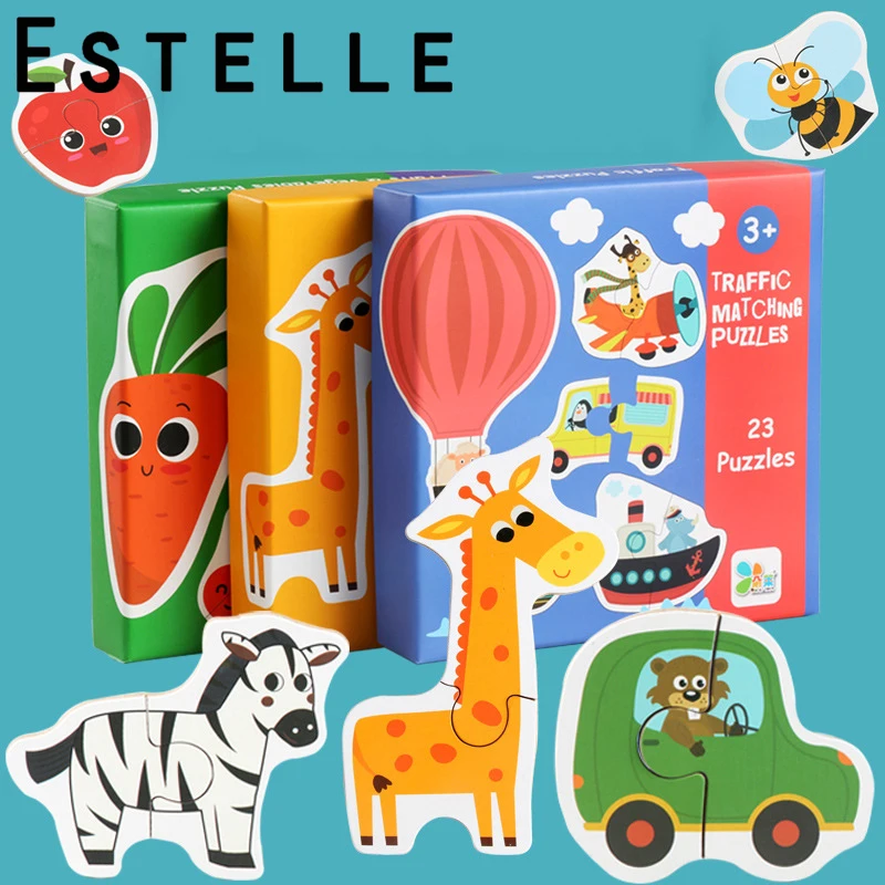 Большие соответствующие головоломки игры дети раннего обучения карты мой первый