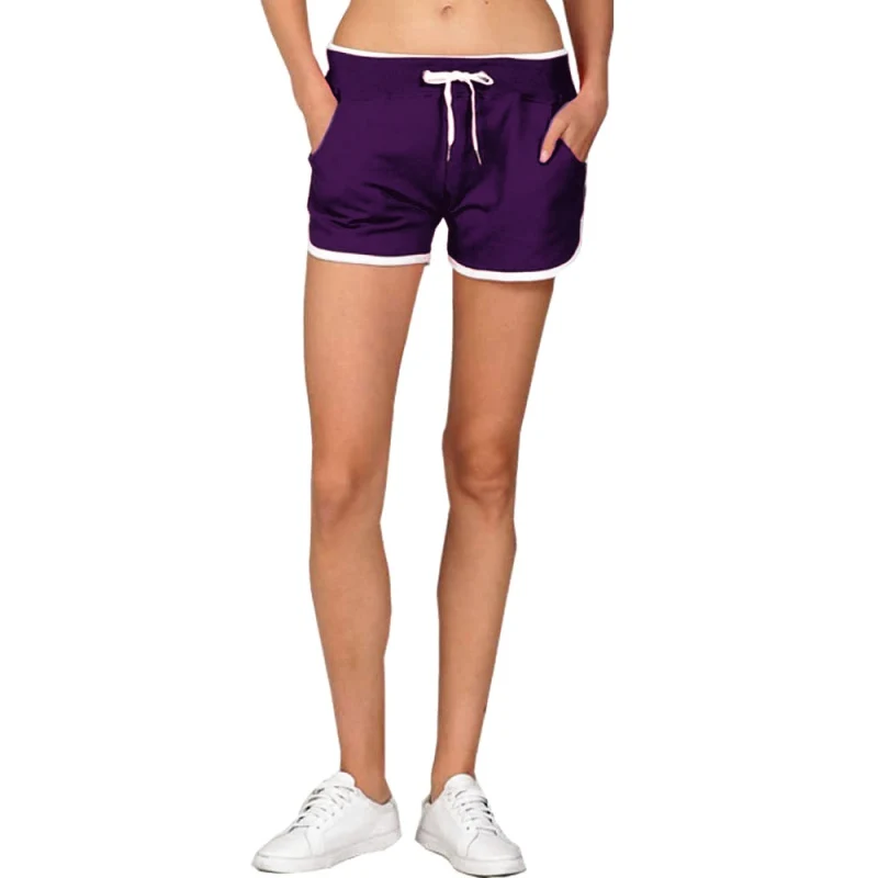 

Pure cotton high waist loose home casual sports shorts