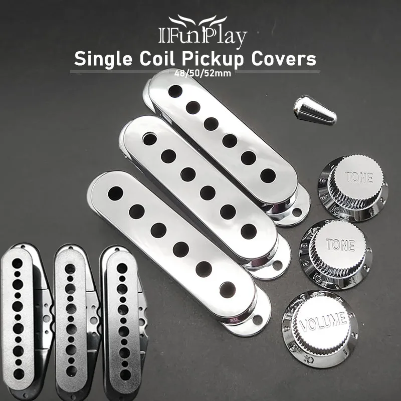1 комплект одновитковая катушка ST Электрогитары крышки звукоснимателя с
