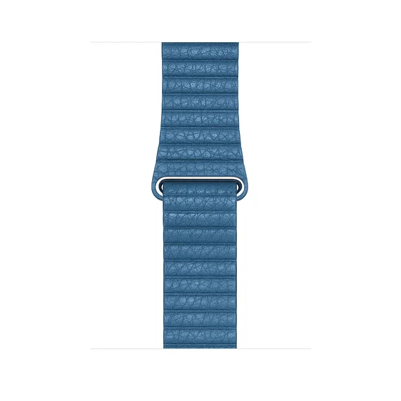 cape blue 38 мм 42 мм 40 мм 44 ремешки для apple watch ремешок из искусственной кожи петля кожаный браслет для наручных часов iwatch серии 5/4/3/2/1 магнитная застежка - Цвет ремешка: cape blue