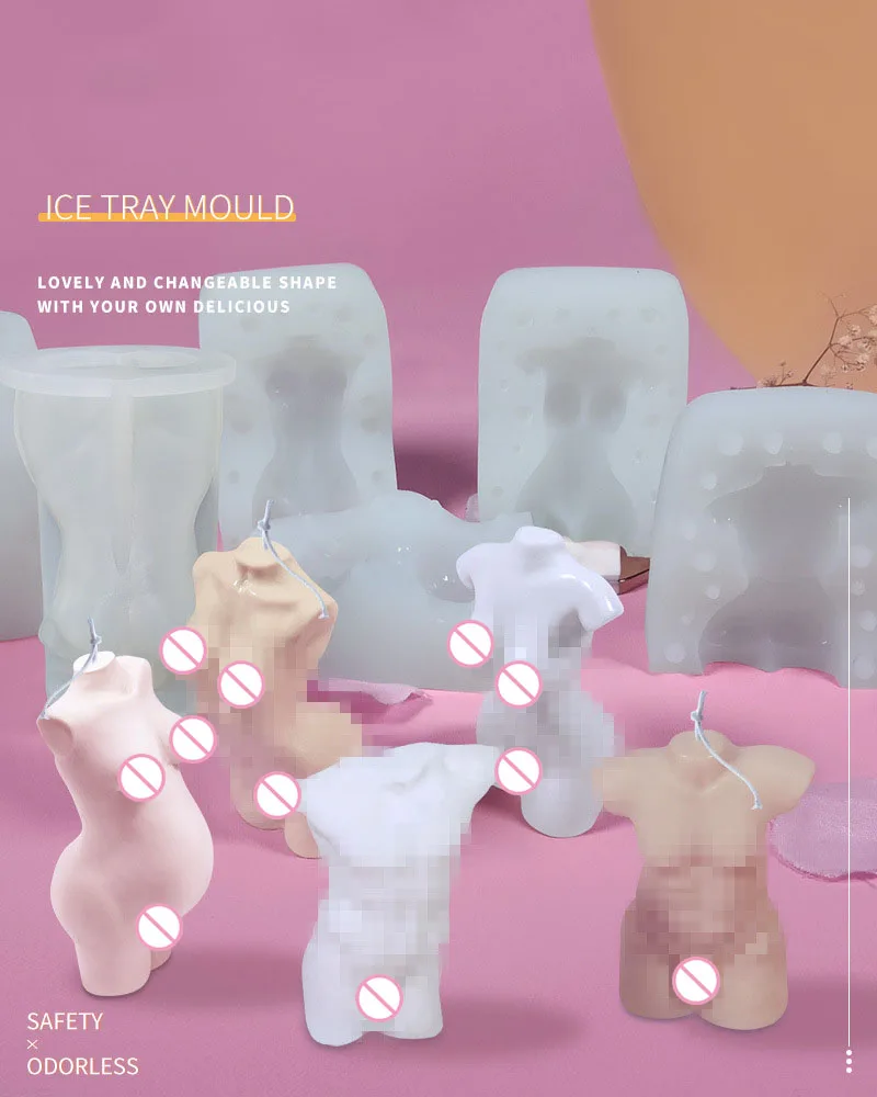 Женственная Дамская обувь силиконовые формы в виде тела толстые женского пышные