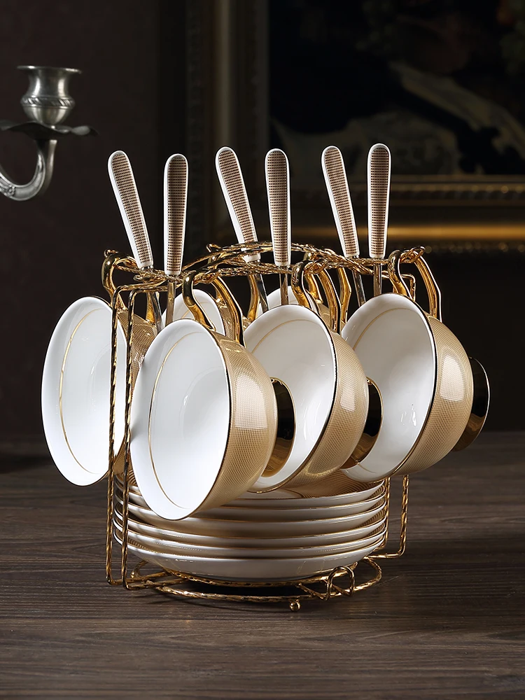 Классическая английская кофейная чашка наборы блюдца костяной фарфор