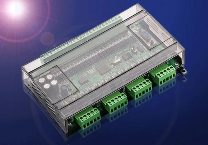ПЛК промышленная плата управления FX1N 40MT С 485 MODBUS RTU связь 24 вход 16 Выход - Цвет: With shell