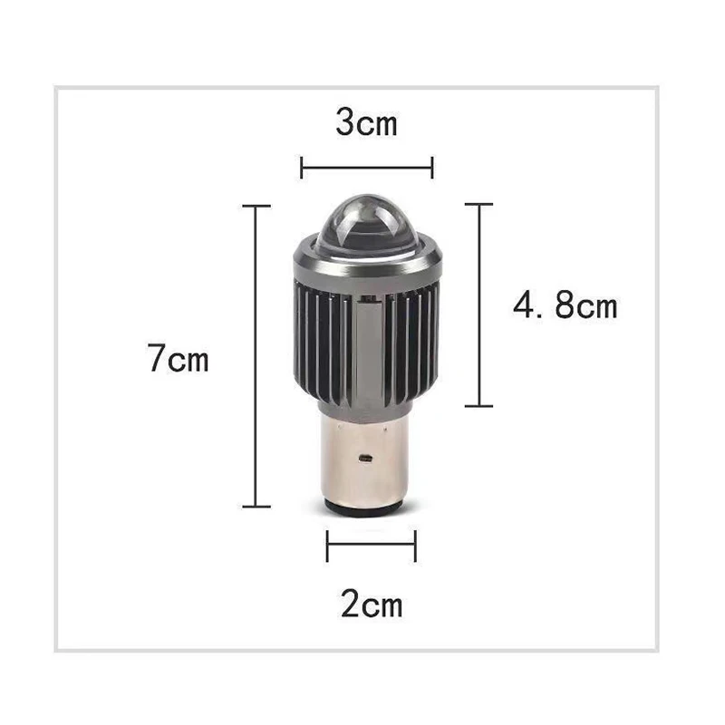 Motorcycle Headlight H4 BA20D CSP 12V LED Moto High/Low Beam Led Bulbs 12000LM Super Bright Autobike Fog Lamp