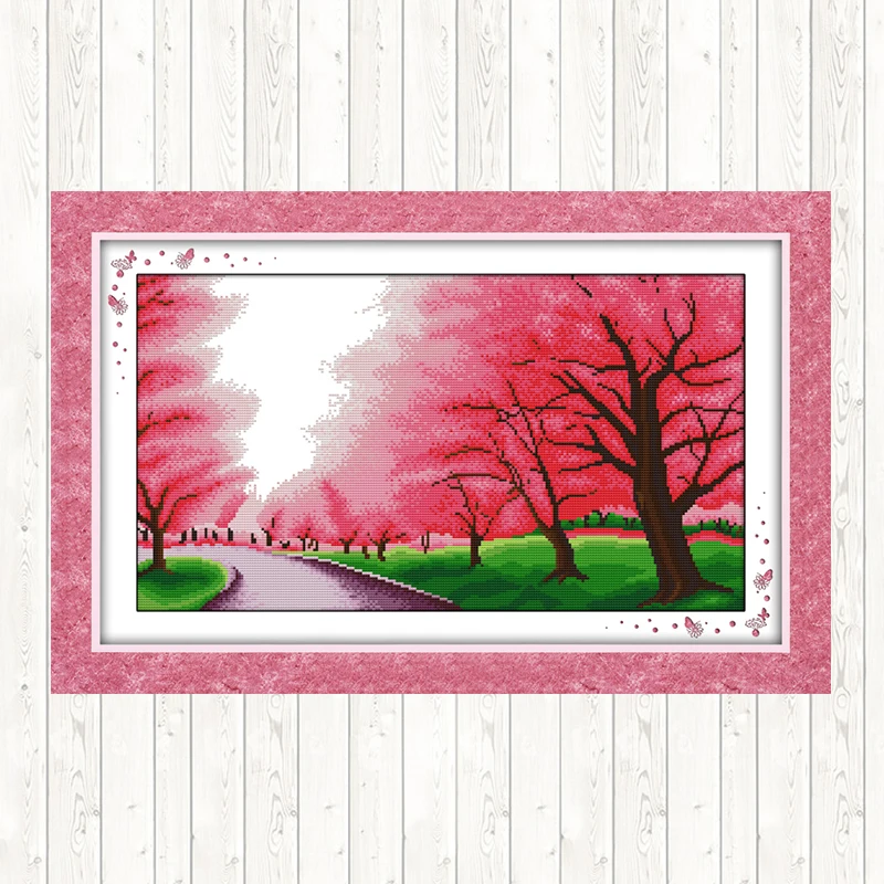 Набор для вышивки садом лаванды набор рукоделия домашний декор на стену