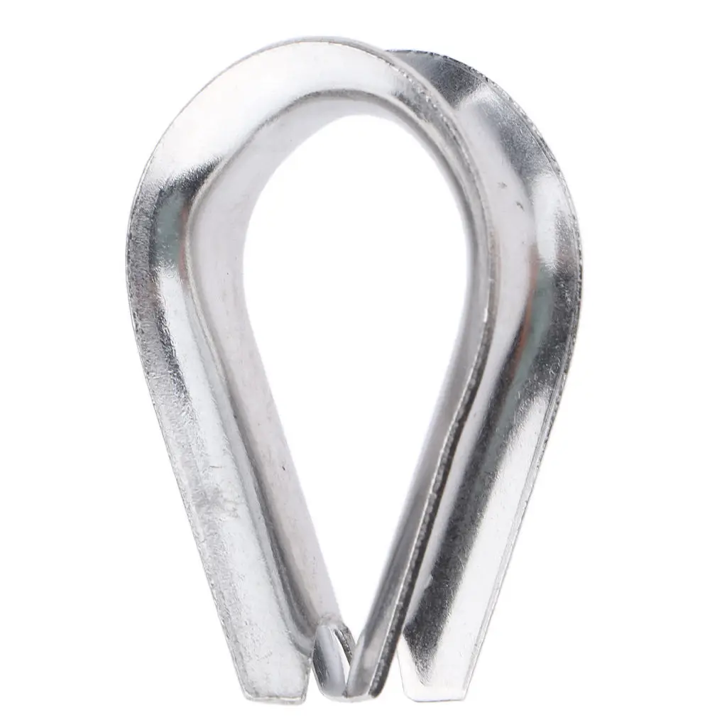 

304 Marine Grade Stainless Steel Heart Shaped Wire Rope Thimbles 12mm