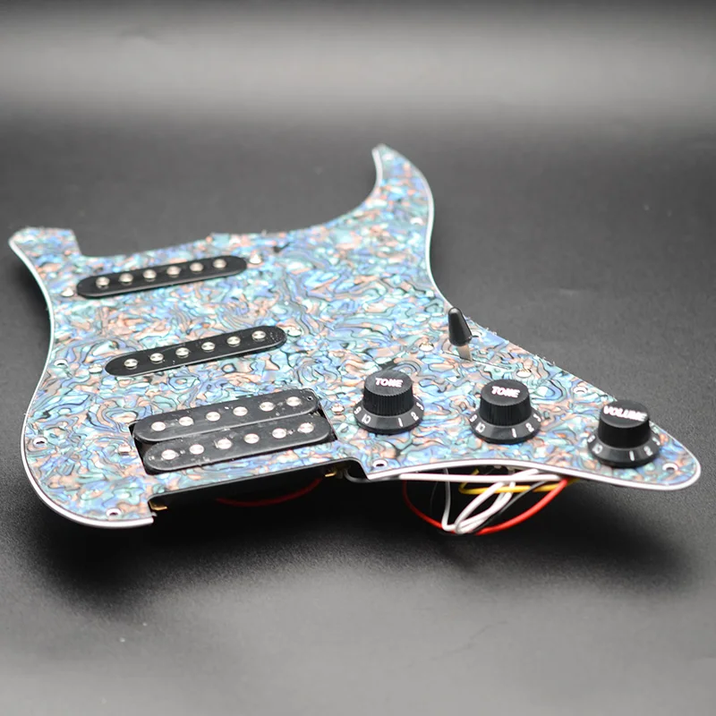 Electric Guitar Loaded Pickguard Scratch Plate for Fender Strat Parts 3 Ply SSS Multi Colour | Спорт и развлечения