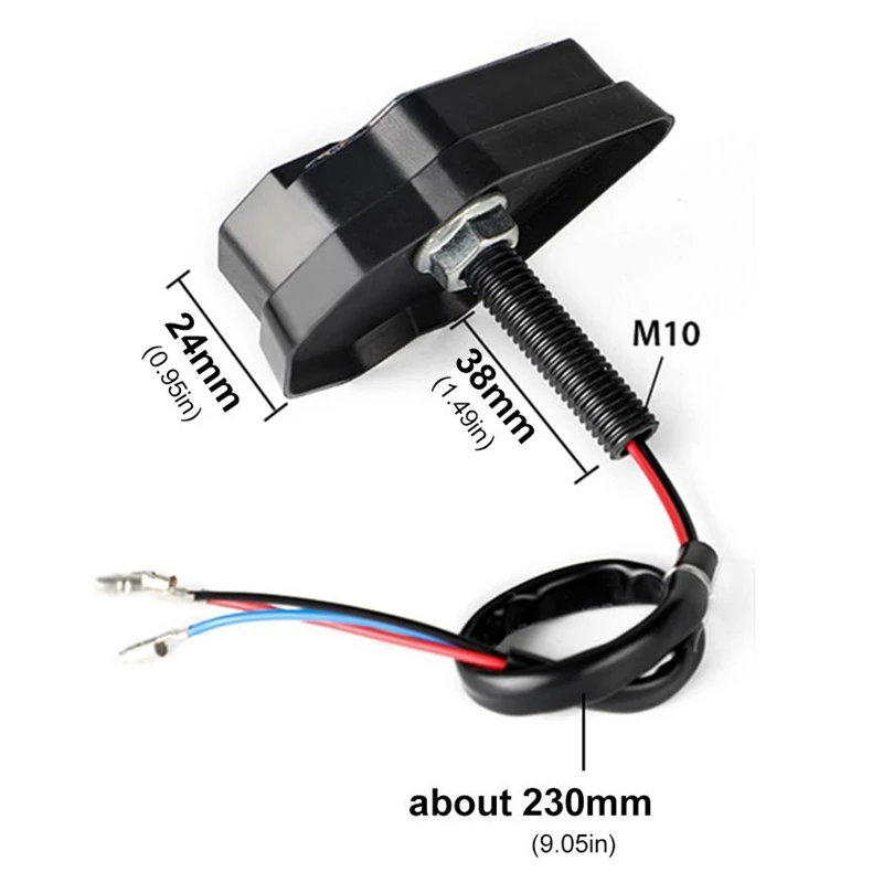 2 шт. мотоциклетный последовательный заподлицо сигнал поворота красный желтый