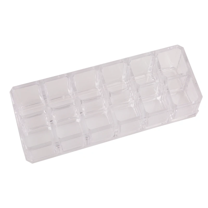 12 Маникюр для ногтей сетка полировки макияж стенд акриловый прозрачный