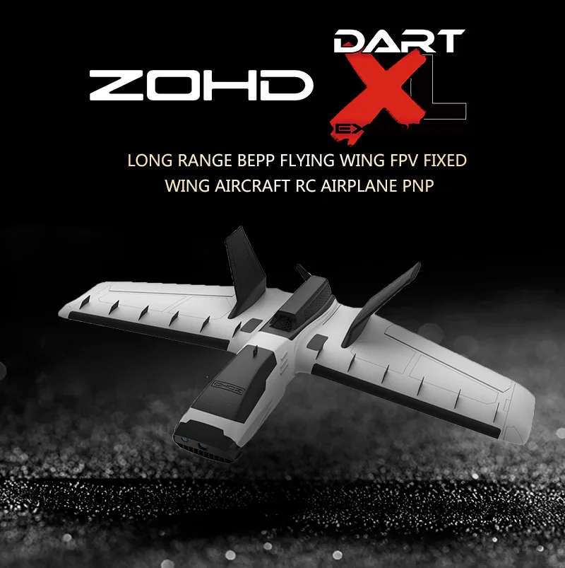 ZOHD Дротика XL Экстрим FPV летающее крыло RC самолет 1000 мм размах крыльев PNP