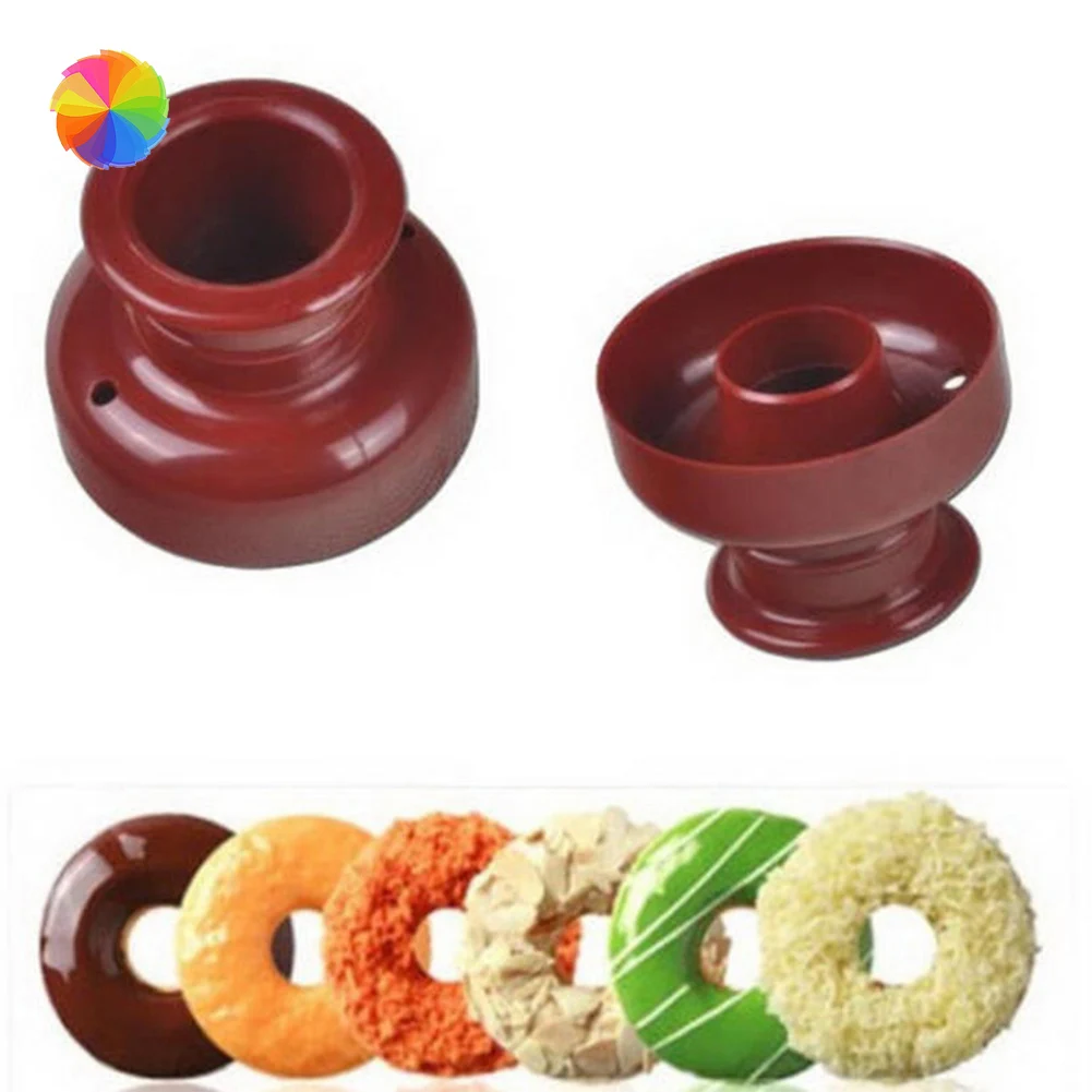 

1pc DIY Donut Mold Dessert Fondant Cakes Mold Non-toxic Handmade Sweet Food Bakeware Baking Dish Cookie Cake Tools NEW