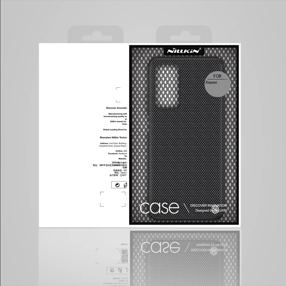 

for Xiaomi Redmi Note 10 Pro Case Casing Nillkin Textured Nylon Fiber Durable Non-slip Back Cover on Redmi Note 9T 9s 9 Coque