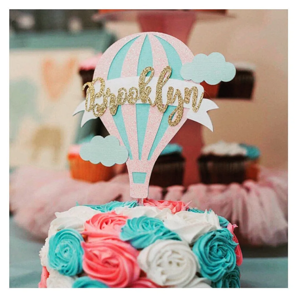 Настраиваемый цвет блестящий воздушный шар торт на день рождения Топпер для