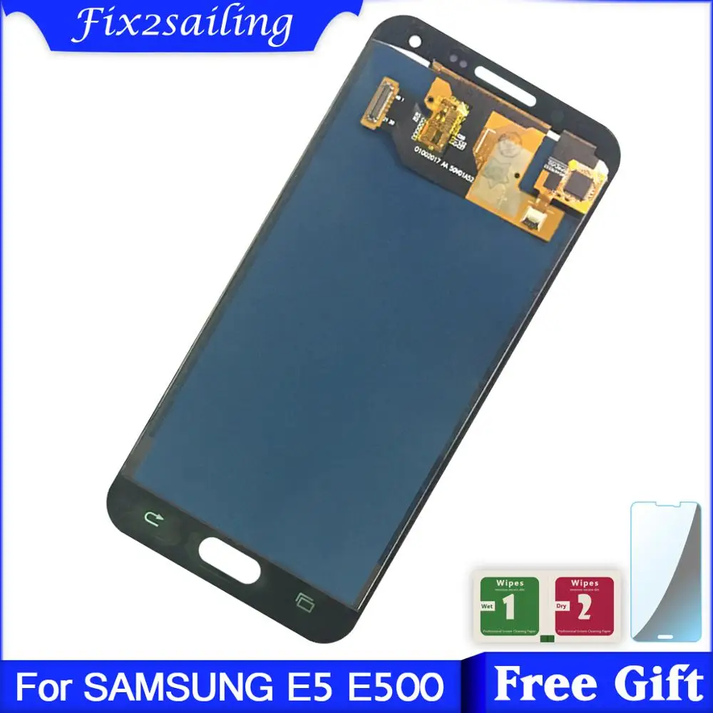 Сменный сенсорный ЖК экран для Samsung Galaxy E5 E500 E500F E500H|Экраны мобильных телефонов| |