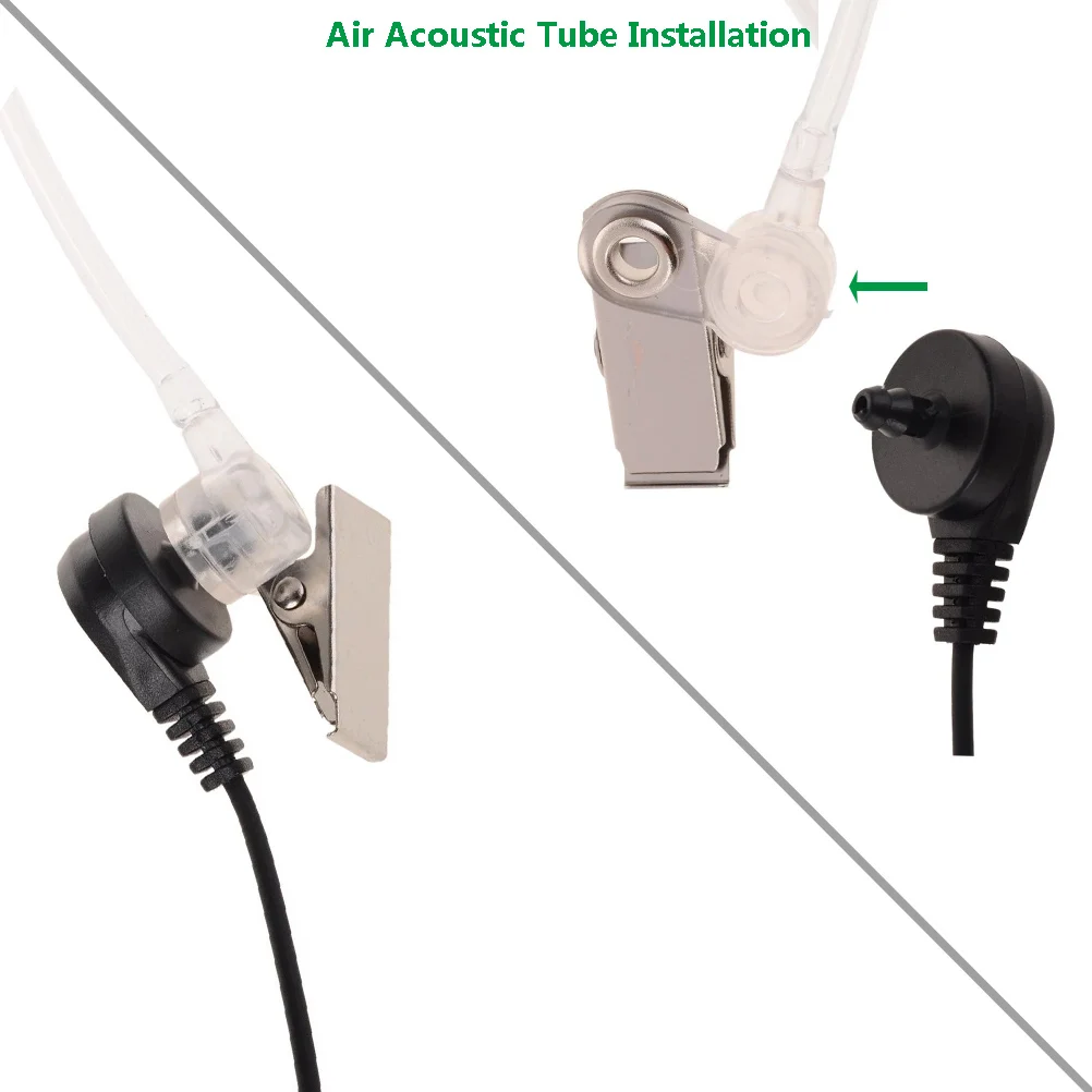 2-Pin Noise Reduction Concealment Air Dcut Earpiece for KENWOODE QUANSHENG PUXING WOUXUN HYT TYT BAOFENG UV5R 888S | Мобильные