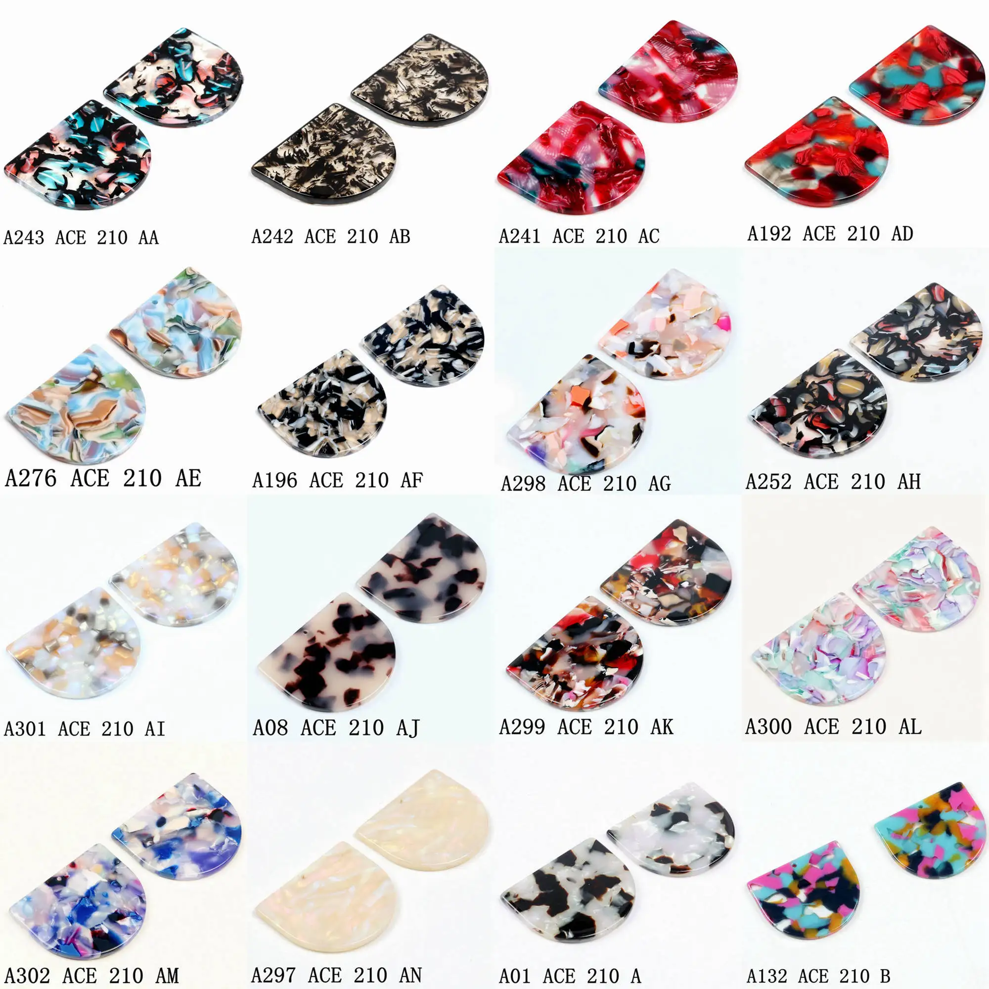 Очаровательные серьги в виде черепаховой раковины D-образные подвески из