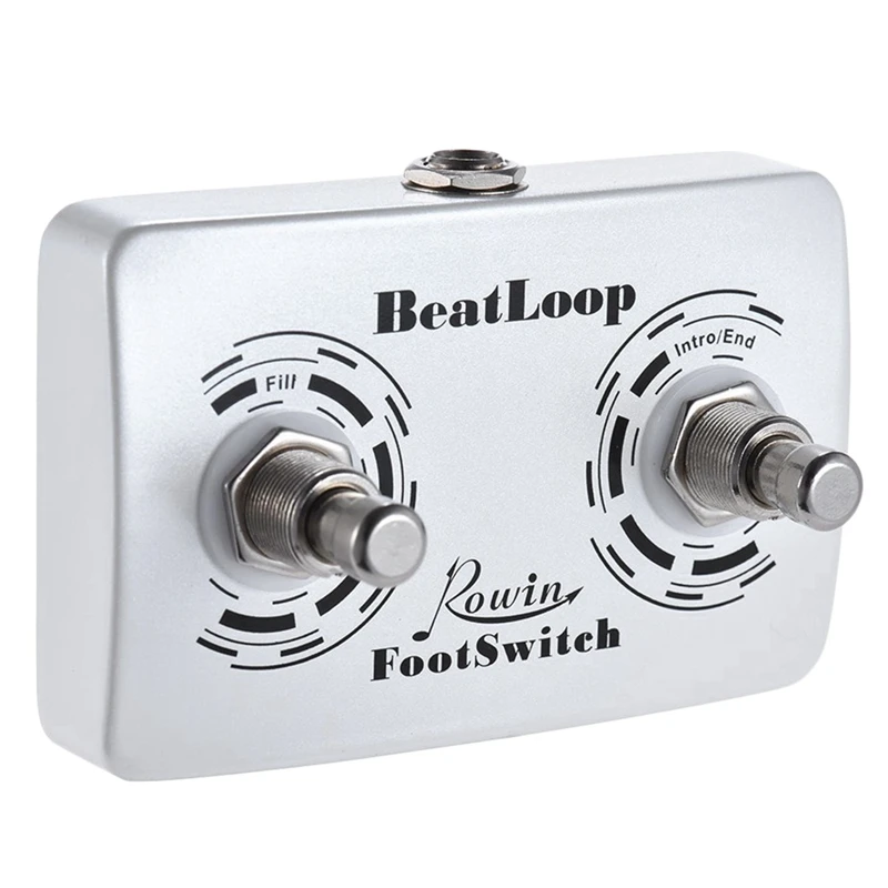 Rowin Beatloop Footswitch двойной мгновенный внешний гитарный Педальный Ножной