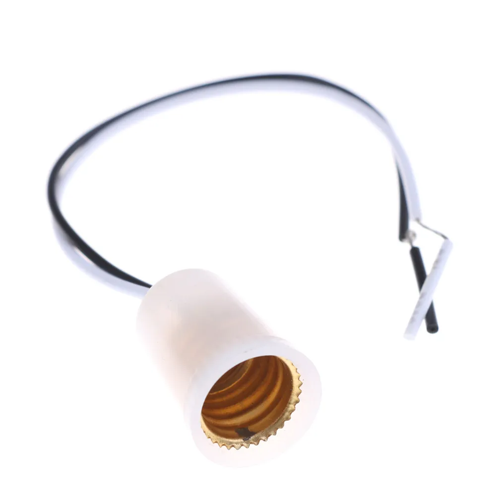 

1pcs Lamp Socket with Wire LED Light Bulb Lamp Holder Converter Adapter Plastic BS Material E12 Lamp Base Holder
