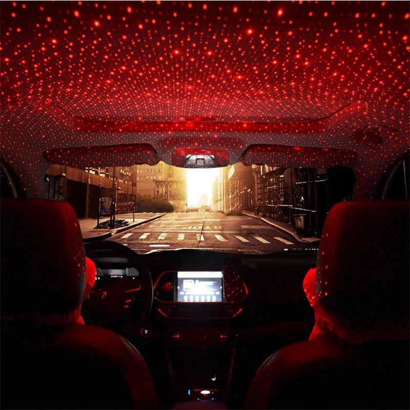 USB авто украшение ночник галактика лампа на крыше автомобиля звездный свет