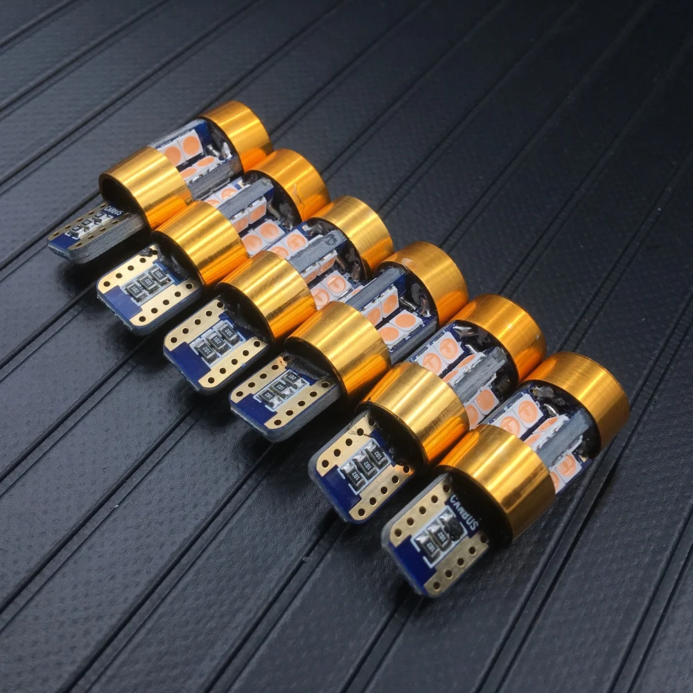 Красный T10 19SMD 3030 лампы Автомобильный светодиодный светильник WY5W 194 168 стояночный