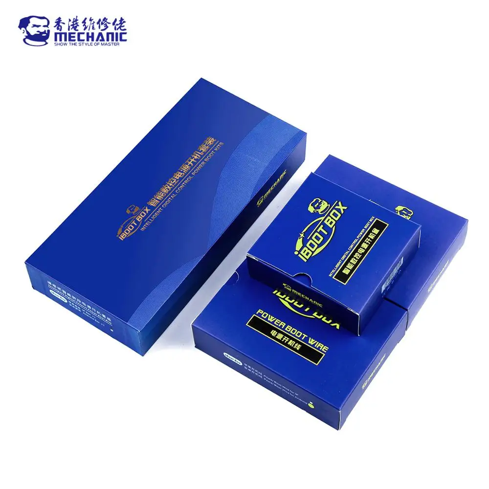 

MECHANIC New iBoot Box Phone DC Power Test Cable Battery Activation Power Supply Boot Line Charging Wire For iOS/Android System