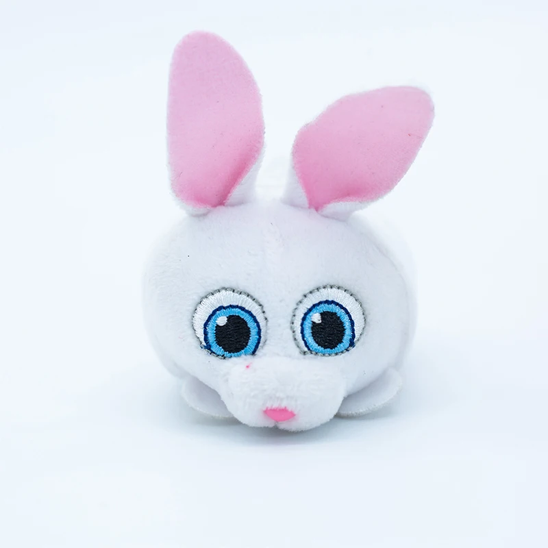 

10CM Ty Big Eyes Stuffed Animal the Secret Life of Pets Rabbit Snowball Lovely Purple Fat Cat Soft Toys Doll Christmas Gift