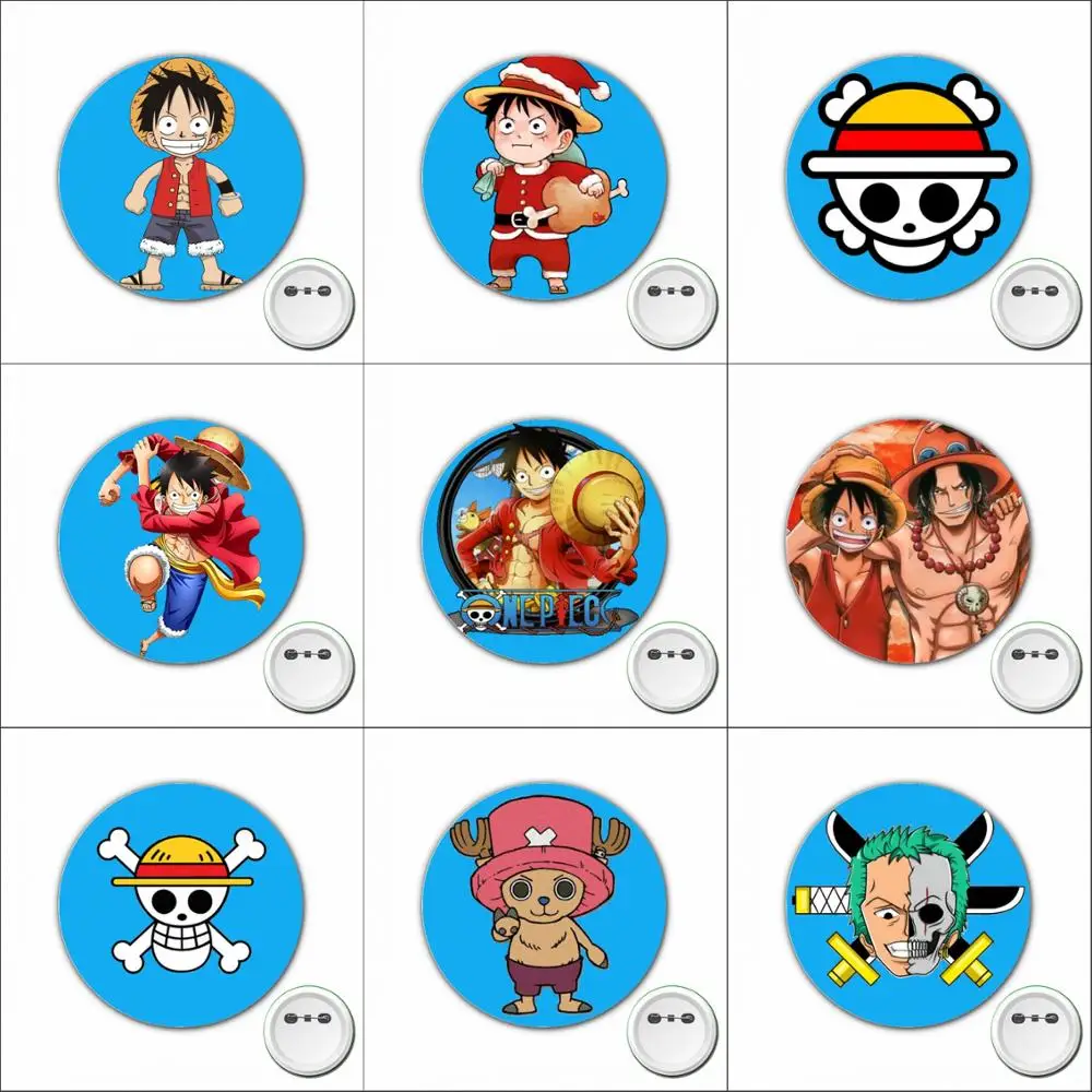 1 шт. обувь для косплея Аниме ONE PIECE значок Луффи брошка мультфильм значки на