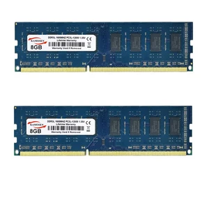 ddr3l ram 4gb 8gb 1600mhz brand new low voltage 1 35v blue pc3 12800u desktop memory dimm 240 pin non ecc free global shipping