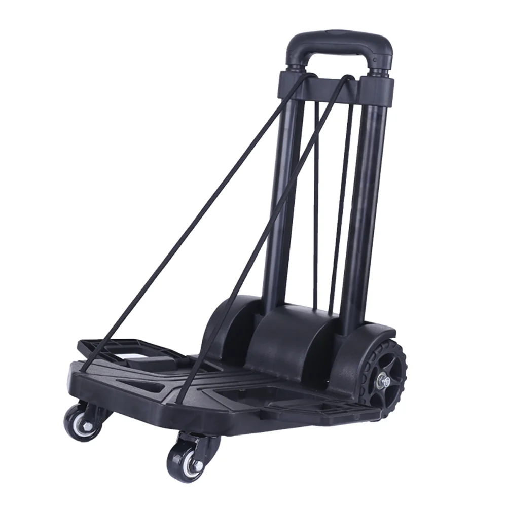 

B-LIFE Lightweight Folding Hand Cart Dolly Fold Up Hand Truck Portable Utility Moving Shopping Trolley with Waterproof Bag