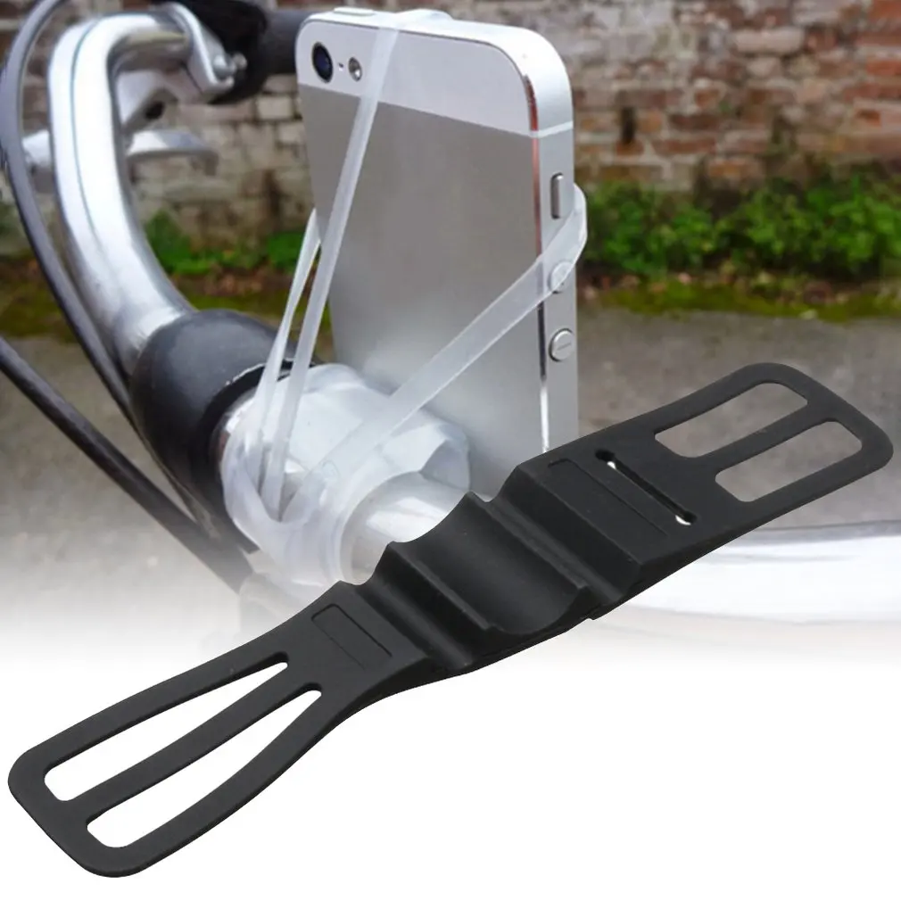 

Bicycle Strap Phone Holder Motorcycle Handlebar Phone Mount Holder Adjustable Phone Clip Multifunction Navigator Bracket LESHP
