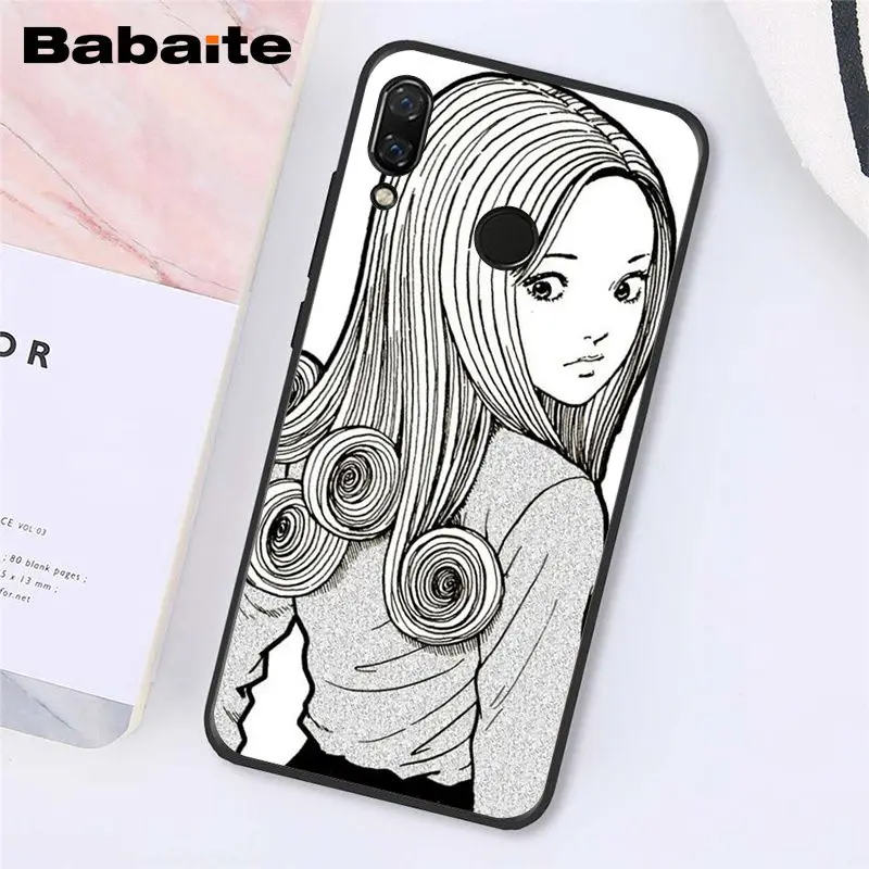 Babaite Джунджи Ito футболки ужас чехол для телефона для Xiaomi Redmi8 4X 6A S2 Go Redmi 5 5Plus Note4 5 7 Note8Pro