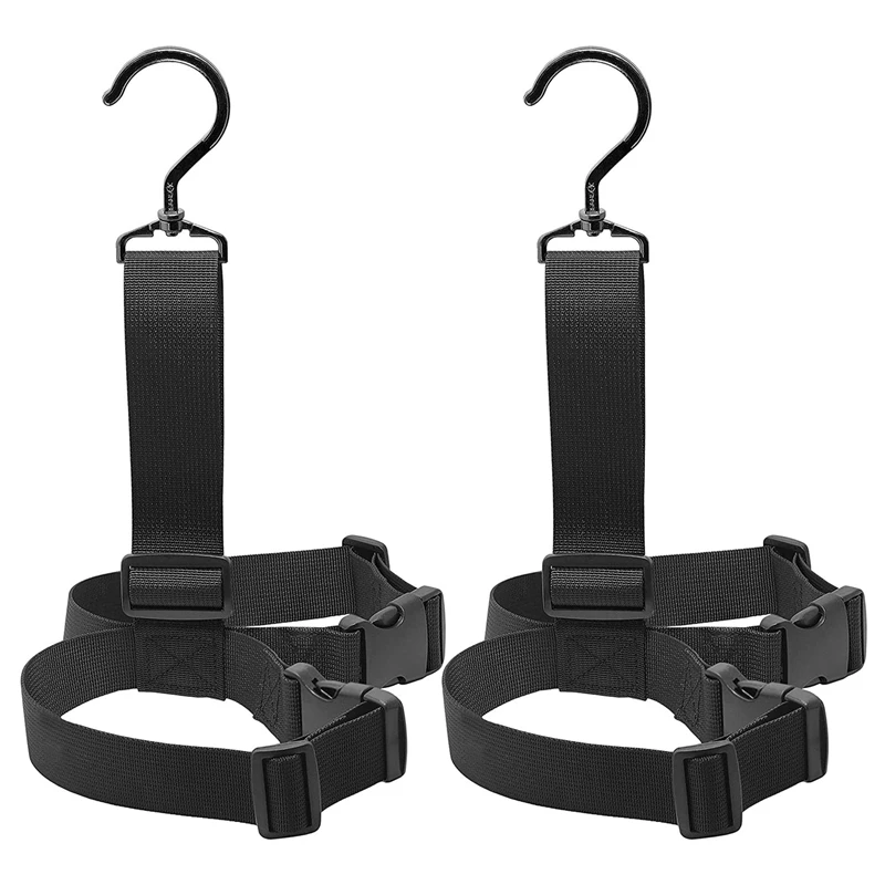 

2Pcs Fishing Wader Boot Hanger Shoes Hook Holder Fishing Wader Boot Hanger Strap Belt Adjustable Storage Hanger
