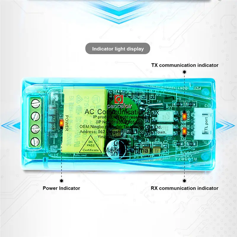 PZEM-004T AC цифровой многофункциональный счетчик ватт мощность вольт ампер TTL