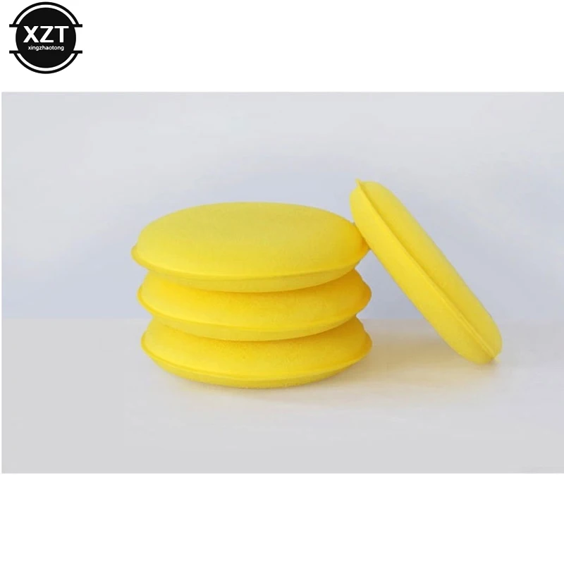 Восковая губка 12 шт./лот для мытья автомобиля полировальный аппликатор нанесения