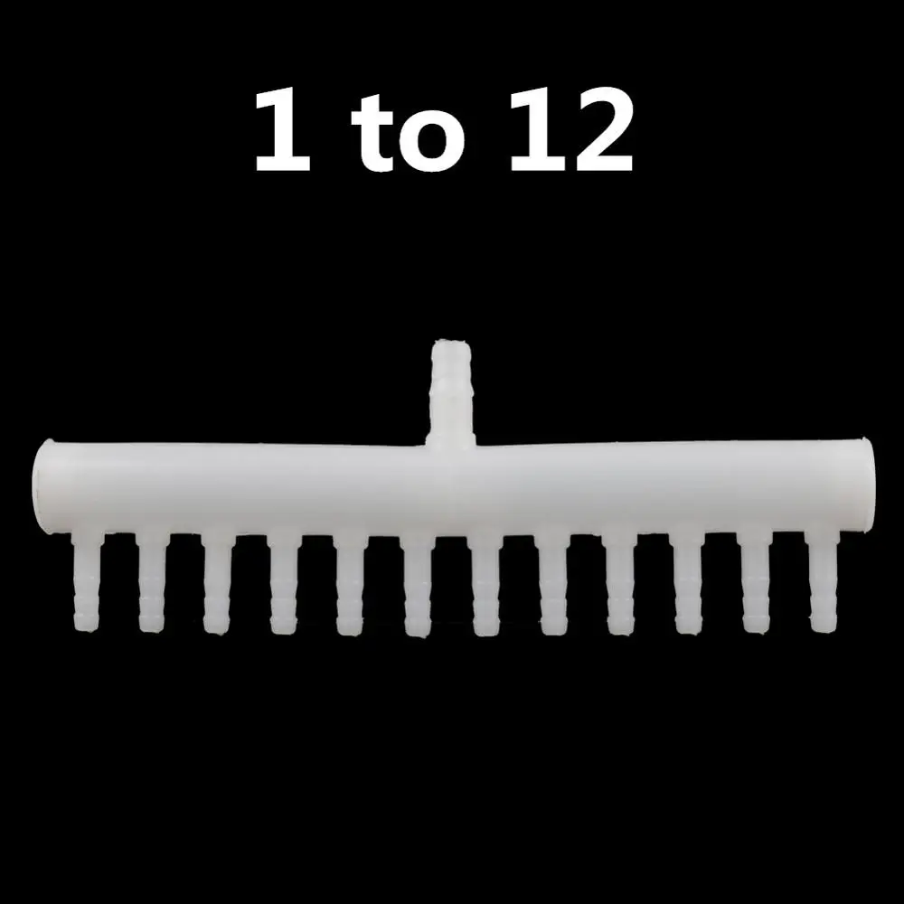 Разветвители шланга от 8 мм до 4 4/6/8/10/12/16/20 каналов кислородный насос для аквариума