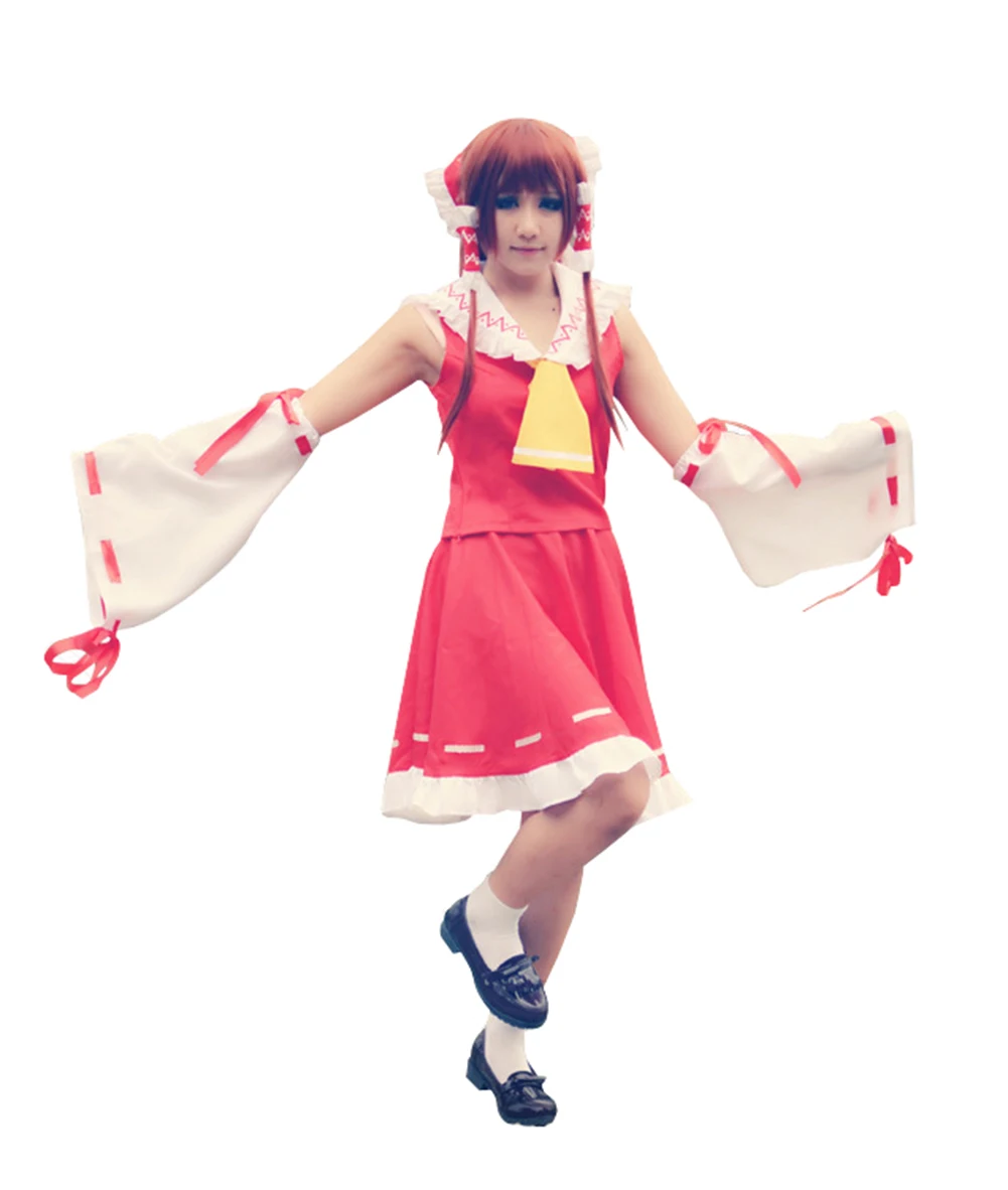 Brdwn TouHou Project Скарлет прогноз Рапсодия Хакурей рейму Косплэй костюм кимоно Стиль