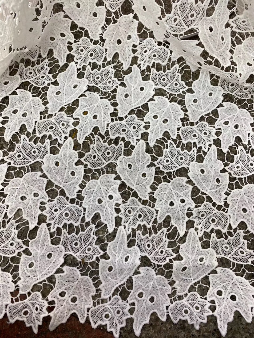 

Кружевной Белый африканский шнур, кружевная ткань, высококачественные отверстия для проушин, гипюровое кружево, водорастворимое кружево для свадьбы BC990