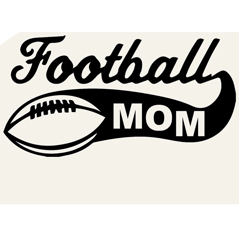 Футбол мама изысканный новинка надписи забавная автомобиля Стикеры внедорожник