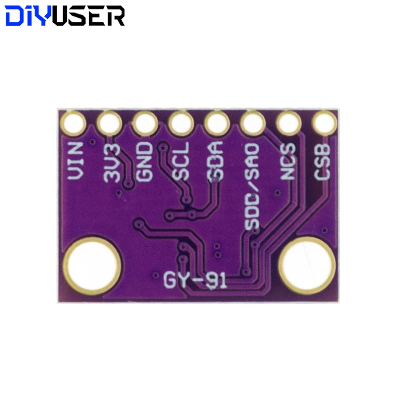 MPU-9250 MPU9250 BMP280 SPI IIC/I2C 10DOF ускорение гироскоп-Компас 9-осевой сенсорный модуль GY-91
