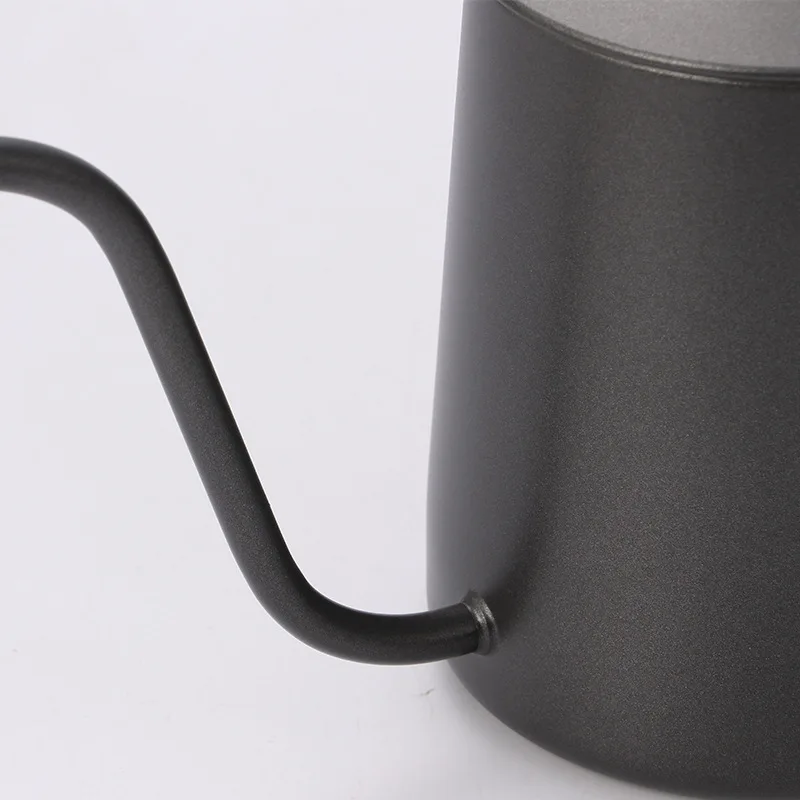 Прочный 304 Нержавеющая сталь длинная узкая Кофеварка металл мокко кофе чайник в