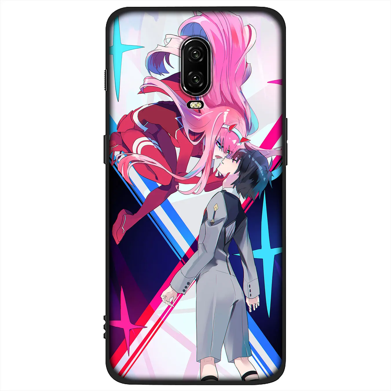 IYICAO Darling in the FranXX аниме Мягкий Силиконовый ТПУ черный чехол для телефона OnePlus 7T 7 Pro