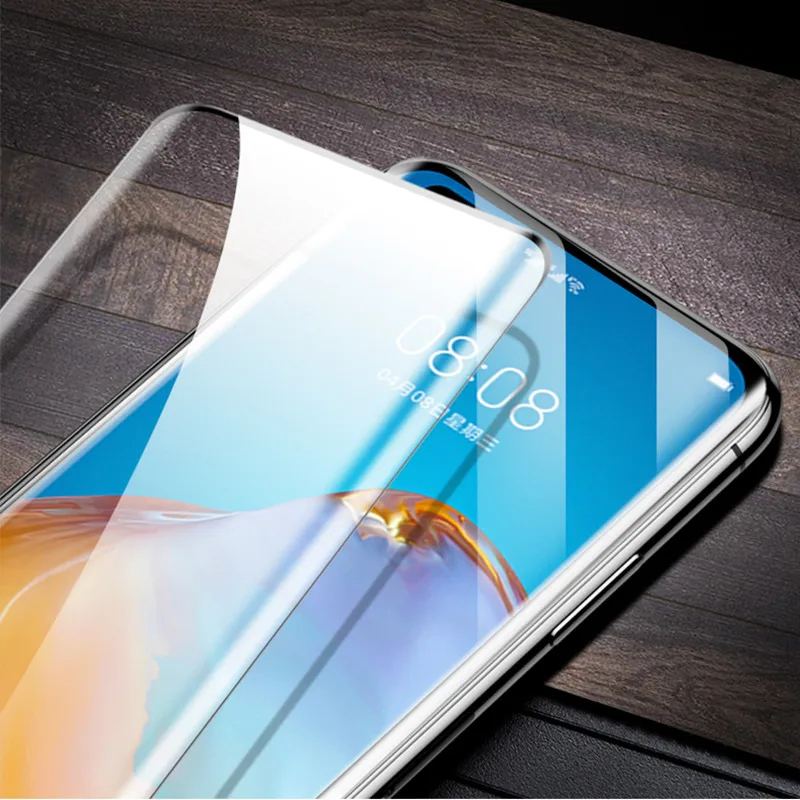 1pcs 3d curved edge tempered glass for lg velvet edge glued screen protector for glass lg velvet seamless flim lg g9 thinq glass free global shipping
